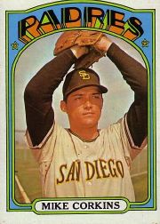 1972 Topps Baseball Cards      608     Mike Corkins